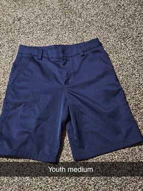 Youth Medium Navy Boys Shorts